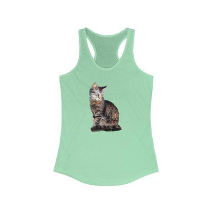 Cat 'Teris of Tinos' Women's Racerback Tank