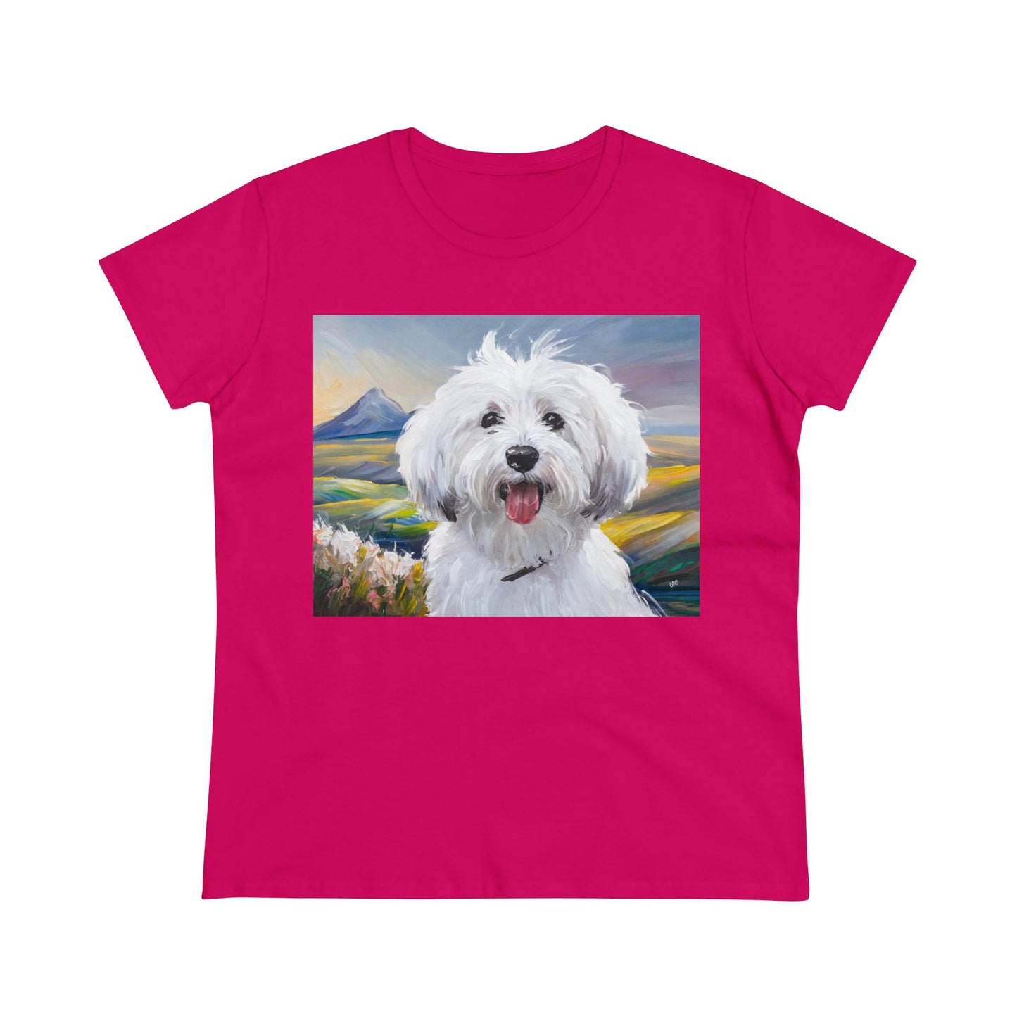 Coton de Tulear Women's Midweight Cotton Tee