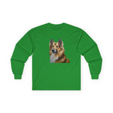 Icelandic Sheepdog Classic Cotton Long Sleeve Tee