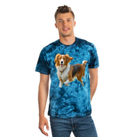 Nederlandse Kooikerhondje  - Tie-Dye Tee, Crystal