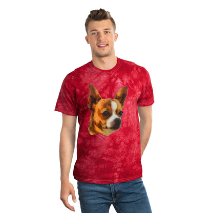 Chihuahua 'Paco' Tie-Dye Tee, Crystal