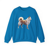 Kishu Ken Unisex 50/50 Crewneck Sweatshirt