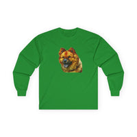 Chow Unisex Cotton Long Sleeve Tee