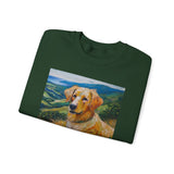 Golden Retriever Unisex 50/50 Crewneck Sweatshirt