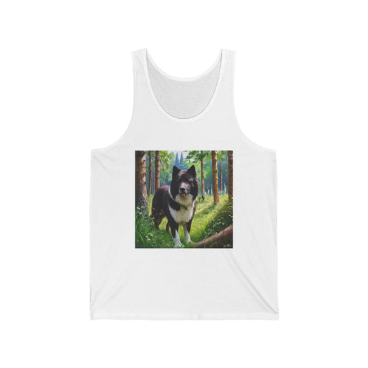 Karelian Bear Dog Unisex Jersey Tank Top