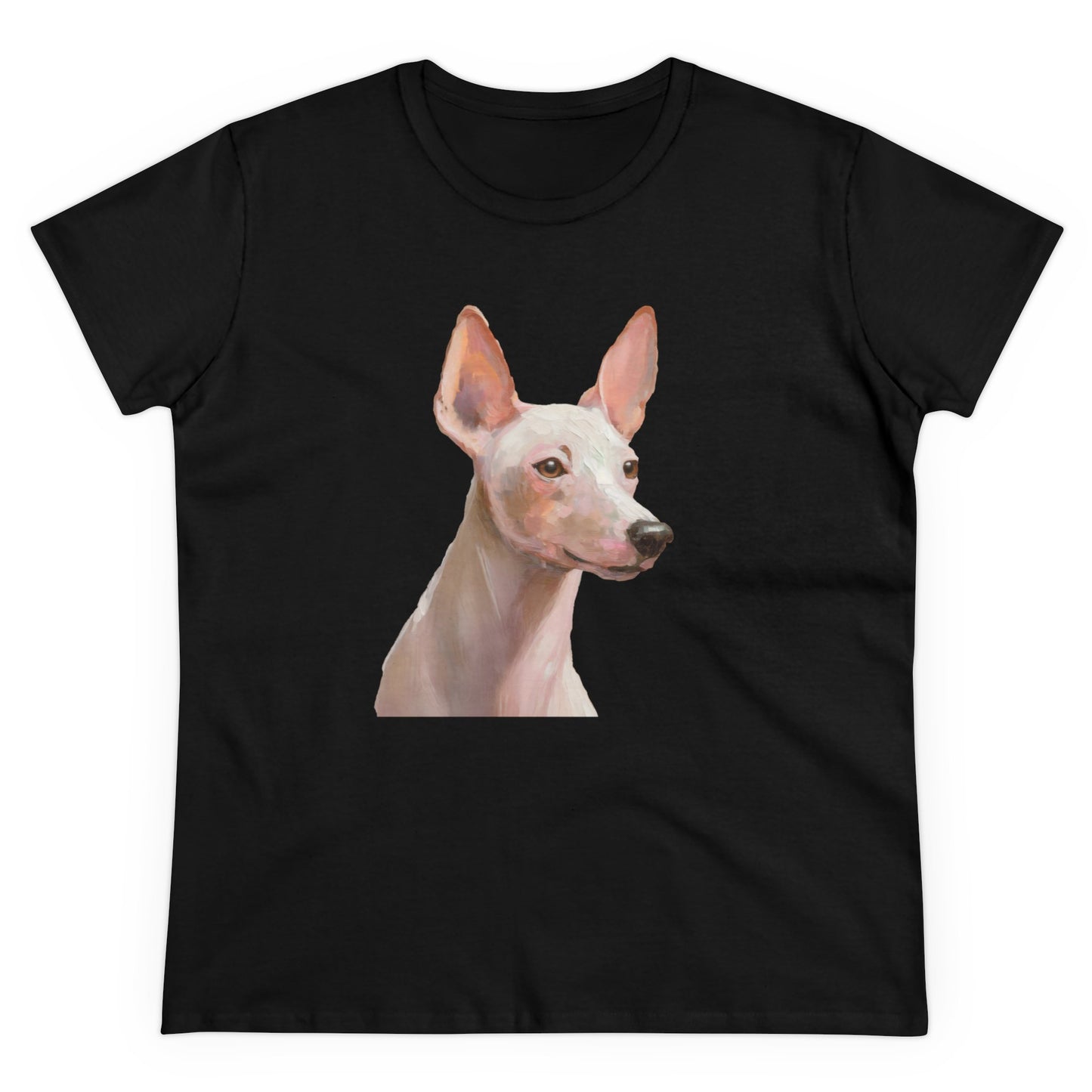 Xoloitzcuintli 'Mexican Hairless' Women's Midweight Cotton Tee