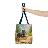 Manchester Terrier - Polyester Tote Bag (AOP)