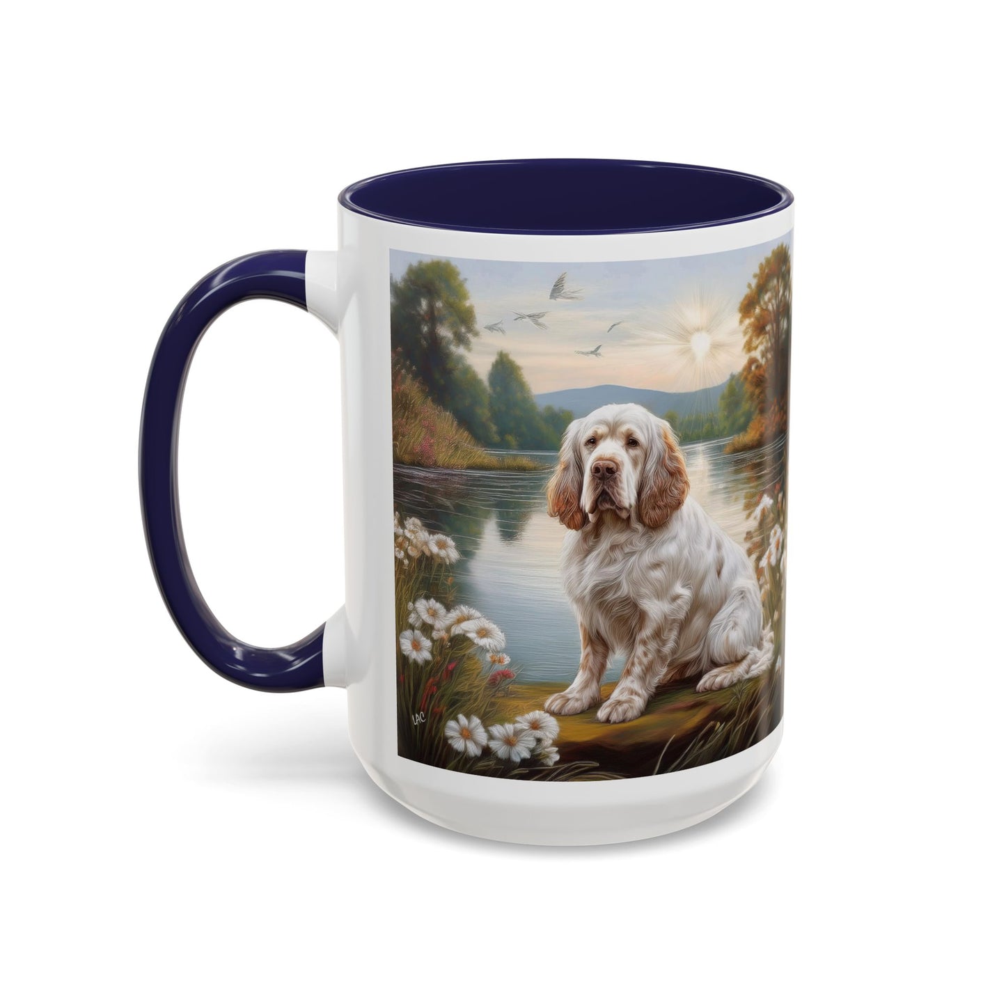 Clumber Spaniel Fine Art Ceramic Accent Coffee Mug