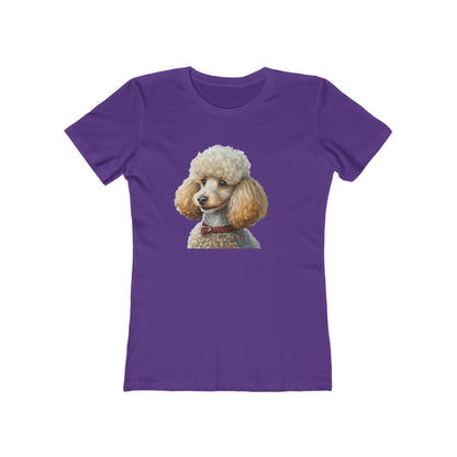 Standard Poodle #2  - Women's Slim Fit Ringspun Cotton Tee