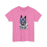 Norwegian Elkhound Unisex Heavy Cotton Tee by DoggyLips™