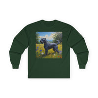 Kerry Blue Terriere Classic Cotton Long Sleeve Tee