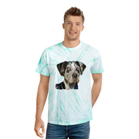 American Leopard Hound Unisex Cotton Tie-Dye Tee, Cyclone