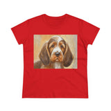 Basset Fauve de Bretagne Women's Midweight Cotton Tee
