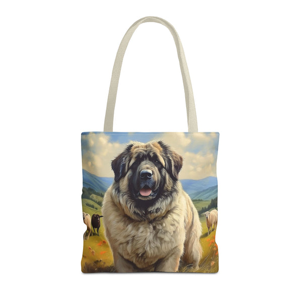 Caucasian Shepherd Dog - Polyester Tote Bag (AOP)