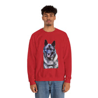 Norwegian Elkhound - Unisex 50/50 Crewneck Sweatshirt