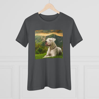 Dogo Argentino Women's Relaxed Fit Cotton Tee