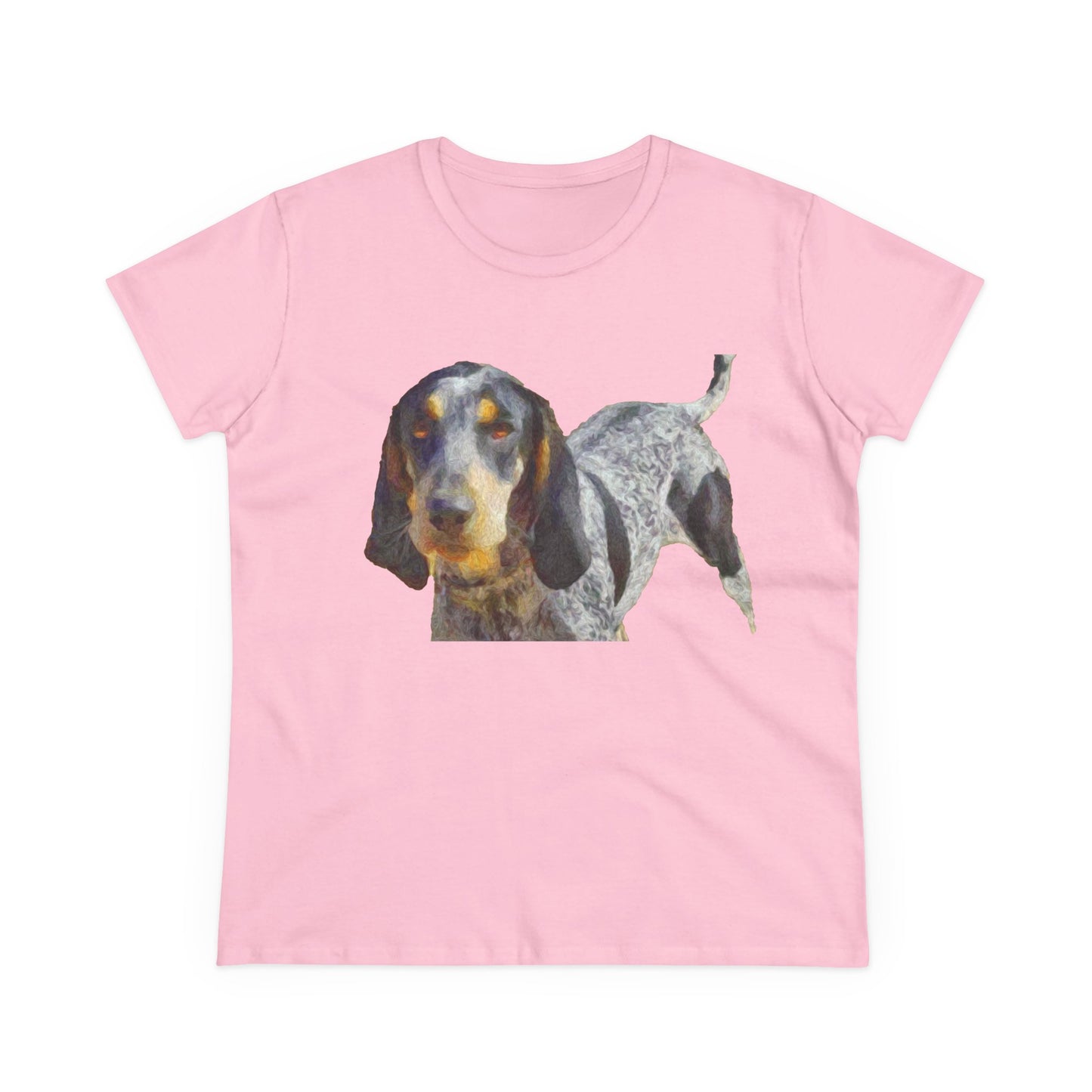 Bluetick Coonhound Women's Midweight Cotton Tee