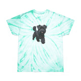 Affenspinscher Tie-Dye Tee in Cyclone