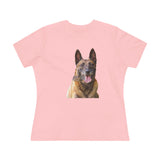 Belgian Malinois -  Women's Relaxed Fit Cotton Tee