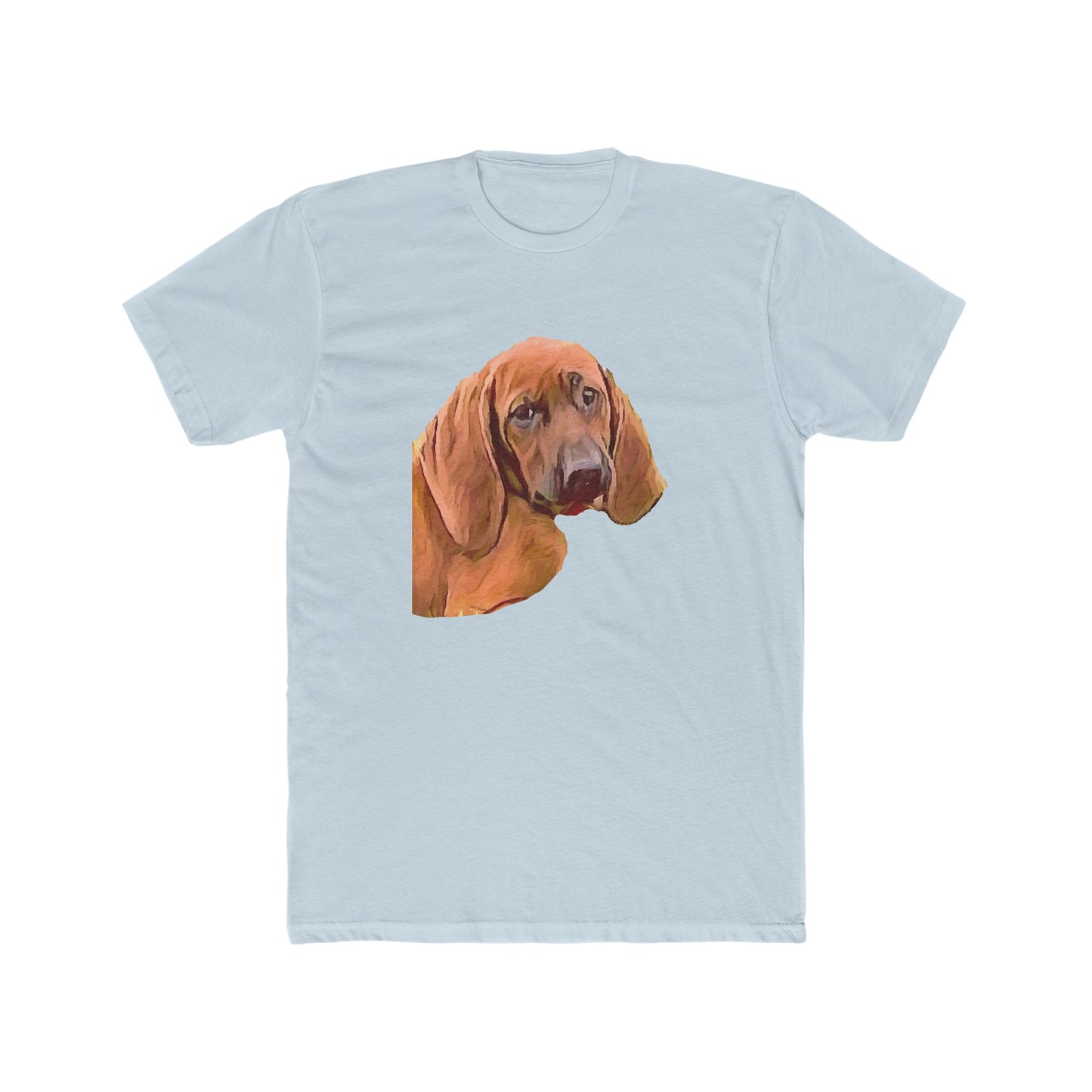 Redbone Coonhound --  Men's Fitted Cotton Crew Tee