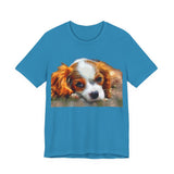 King Charles Spaniel 'Puppy #1' Unisex Jersey Short Sleeve Tee
