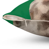 Weimaraner 'Rocky' Spun Polyester Throw Pillow