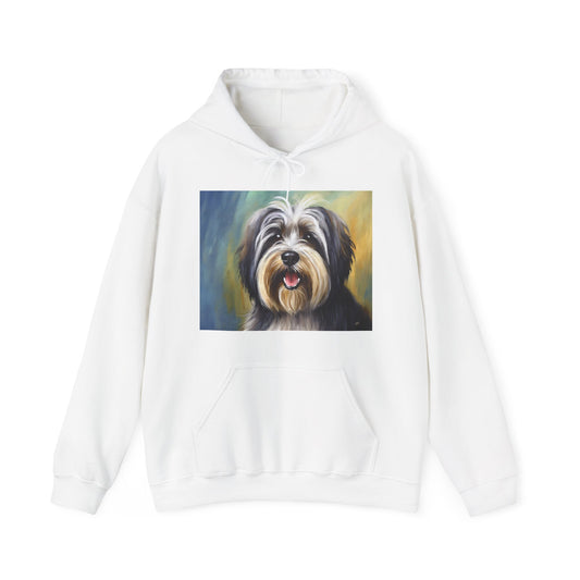 Tibetan Terrier 50/50 Hooded Sweatshirt