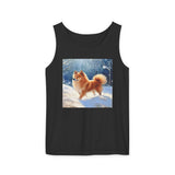 Finnish Spitz Unisex, Relaxed Fit Garment-Dyed Tank Top