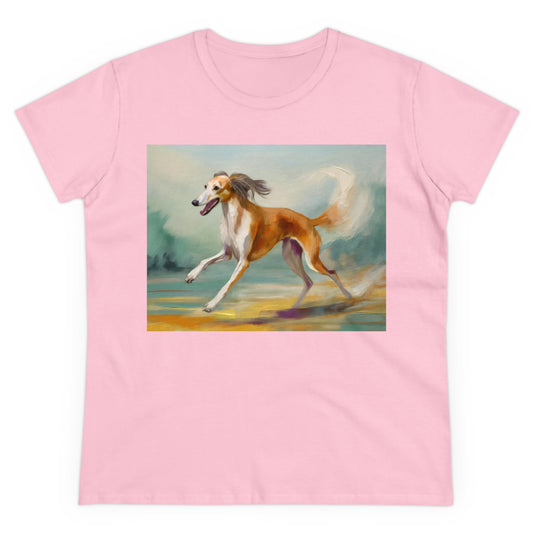 Saluki Women's Midweight Cotton Tee