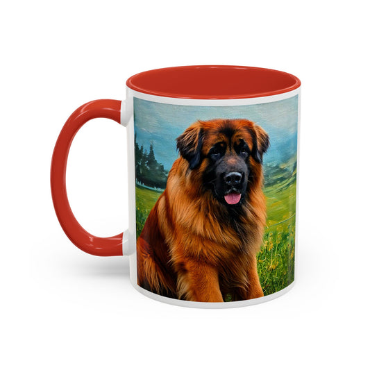 Leonberger Lover Accent Coffee Mug - 11oz & 15oz - Ideal Gift for Pet Owners