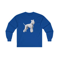 Bedlington Terrier Cotton Long Sleeve Tee