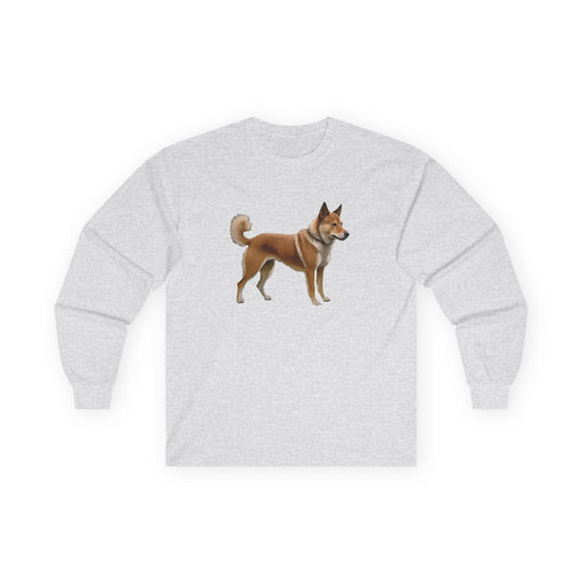 Shikoku - Japanese Hunting Dog Classic Cotton Long Sleeve Tee