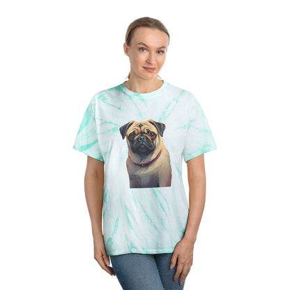Pug - Unisex Tie-Dye Tee, Cyclone