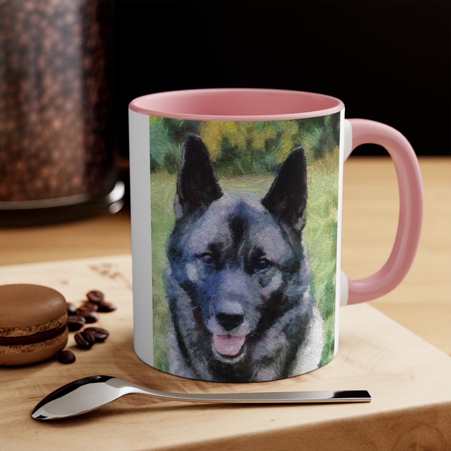 Norwegian Elkhound Accent Coffee Mug, 11oz