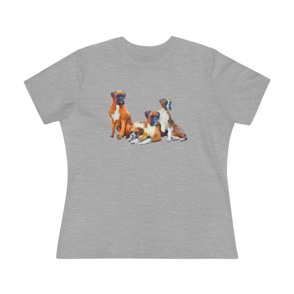 Boxer Quartet Women's Relaxed Fit Cotton Tee