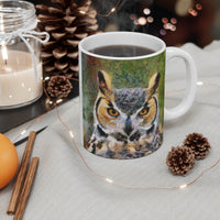 Great Horned Owl 'Hooty' Ceramic Mug 11oz