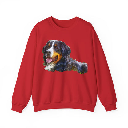 Bernese Mountain Dog Unisex 50/50 Crewneck Sweatshirt