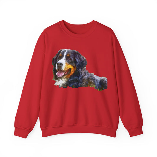 Bernese Mountain Dog Unisex 50/50 Crewneck Sweatshirt
