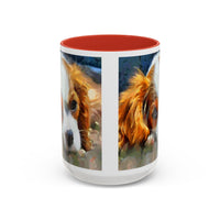 Cavalier King Charles Puppy - Accent Coffee Mug - 2 Sizes