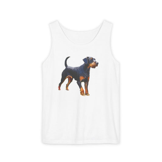 Jagdterrier Unisex Relaxed Fit Garment-Dyed Tank Top