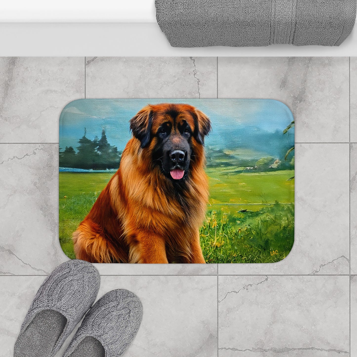 Leonberger Bathroom Rug Mat