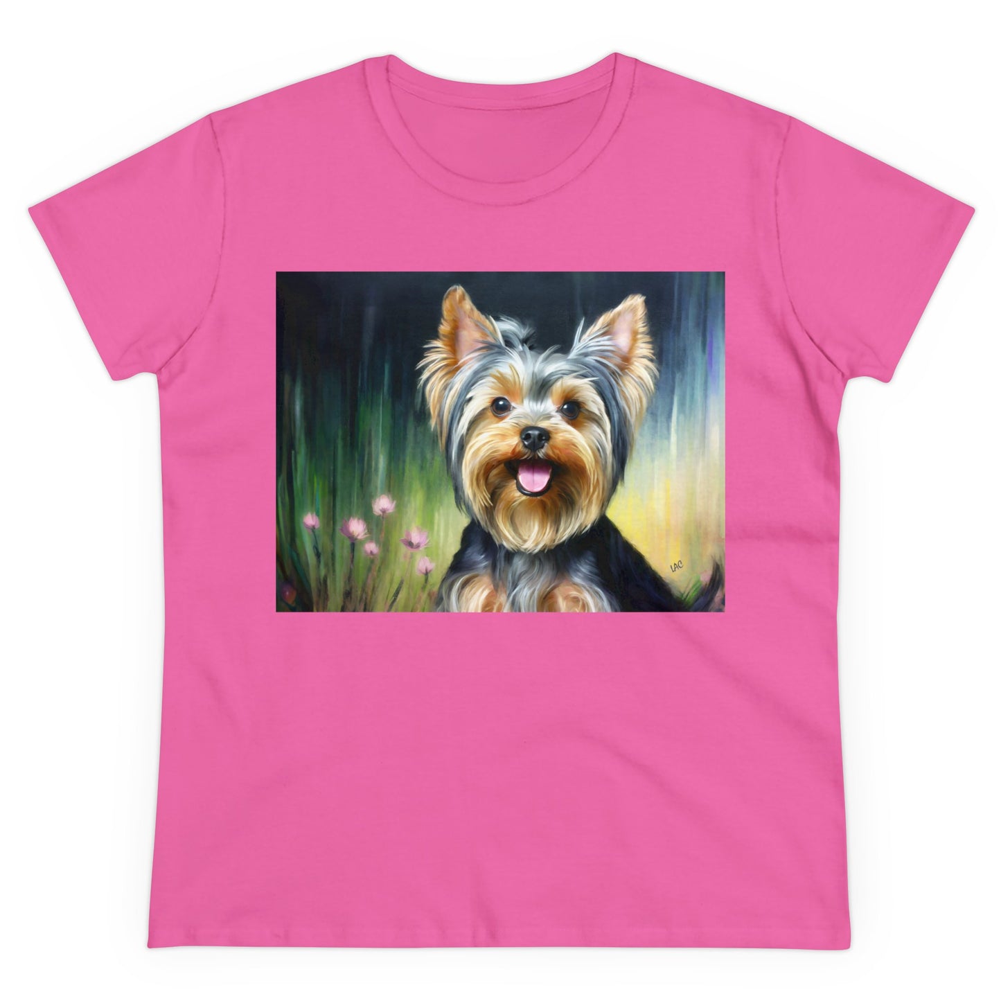 Yorkie #3 Women's Midweight Cotton Tee