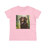 Curly-Coated Retriever Women's Midweight Cotton Tee