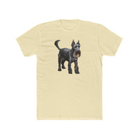 Cesky Terrier - Men's Fitted Cotton Crew Tee