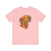 Dachshund 'Doxie 1' Unisex Jersey Short Sleeve Tee