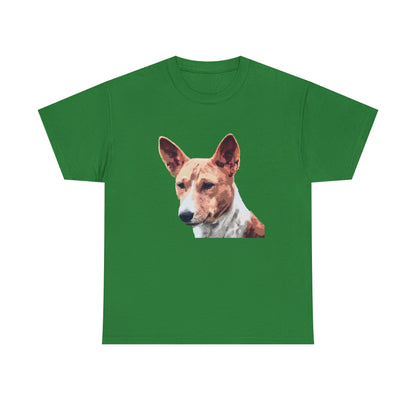 Basenji Unisex Heavy Cotton Tee: Yodel into Style!