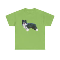 Border Collie '#1'  -  Unisex Heavy Cotton Tee