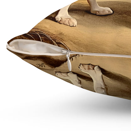 Harrier #2 - Spun Polyester Throw Pillow