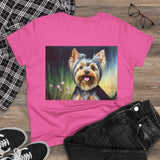 Yorkie #3 Women's Midweight Cotton Tee