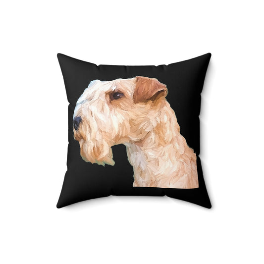 Lakeland Terrier Spun Polyester Throw  Pillow